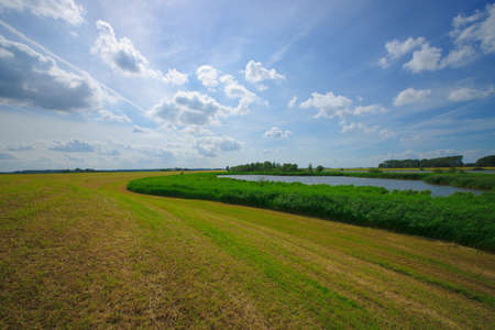 Landscape in teh river Deltaの写真素材