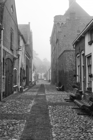 Elburg is a typical Dutch fortress town in the east of hollandの写真素材