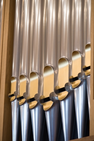 Details form A historic pipe organ in church