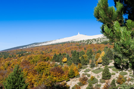 View from the Mount Ventoux, Vaucluse, Franceの写真素材