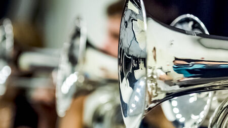 Details from a showband, fanfare our drumband