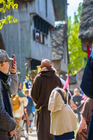 Open-air living history museum in the netherlandsの写真素材