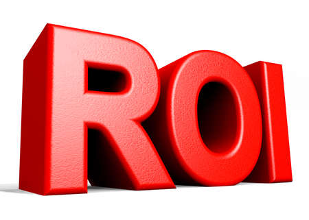 ROI - Return On Investmentの写真素材