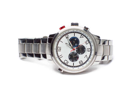 Watch on white background