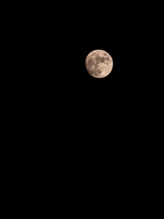 A full moon in the distant