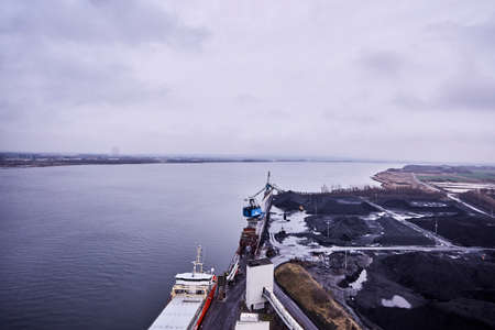 cement factory by water in denmark