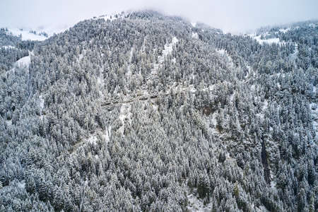 dangerous curve road on a mountain