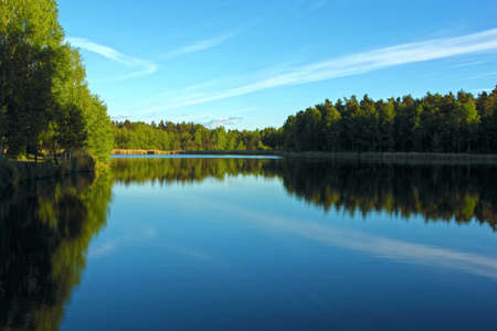 lake HDRの写真素材