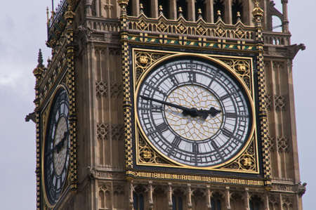 Big Ben clock face, Westminster, London, United Kingdom.