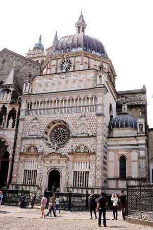Cappella Colleoni in Bergamo, Lombardy region, Italy.の写真素材