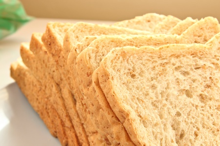 sliced of whole wheat bread