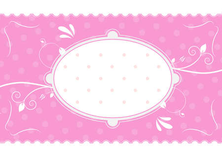 vintage background and frameのイラスト素材