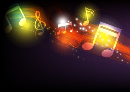 music concept backgroundのイラスト素材