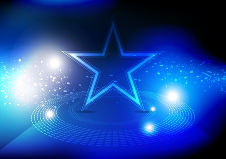 star on stageのイラスト素材