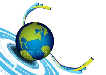 global abstract designのイラスト素材