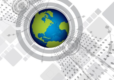 global digital background designのイラスト素材