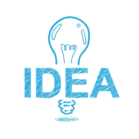 handwriting sketch idea concept designのイラスト素材