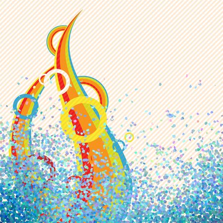 art abstract design backgroundのイラスト素材