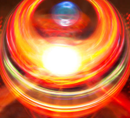 colorful light in marble