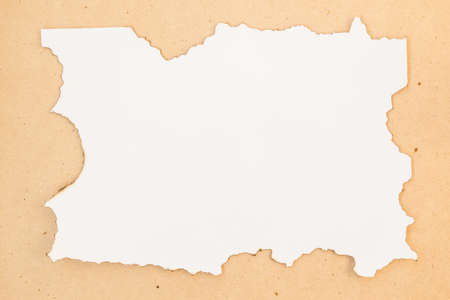 burned border blank paper