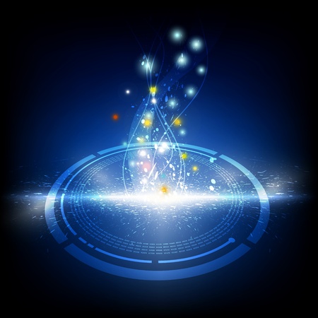 abstract light sparkleのイラスト素材