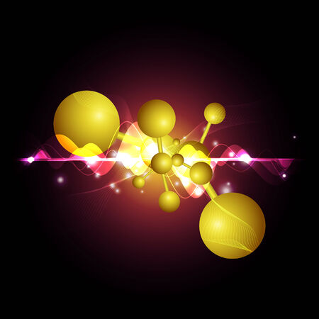 abstract science backgroundのイラスト素材