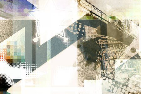 abstract collage design backgroundの写真素材