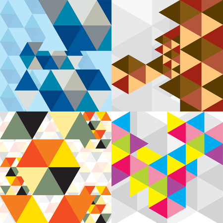 triangle art background
