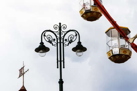 Ferris wheel in Park of culture and restの写真素材