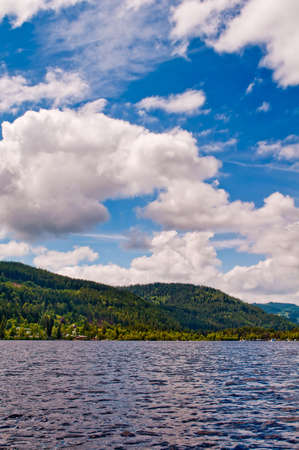 Beautiful seascape. Titisee , Schwarzwald / Germanyの写真素材