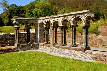 Ruins of a monasteryの写真素材