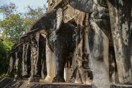 The ancient Asian Buddhist temple in Thailand