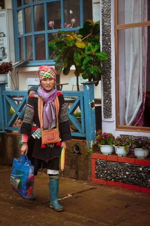 Sapa village, Northern Vietnam, 26.12.2012のeditorial素材