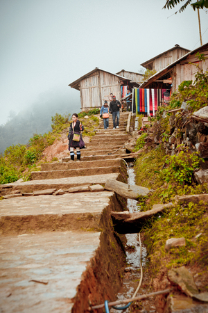 Sapa village, Northern Vietnam, 26.12.2012のeditorial素材