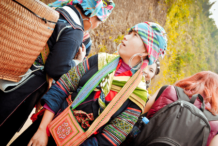 Sapa village, Northern Vietnam, 26.12.2012のeditorial素材