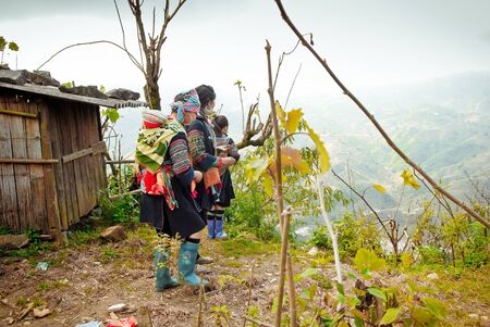 Sapa village, Northern Vietnam, 26.12.2012のeditorial素材