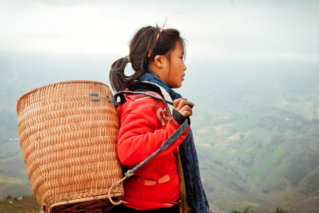 Sapa village, Northern Vietnam, 26.12.2012のeditorial素材