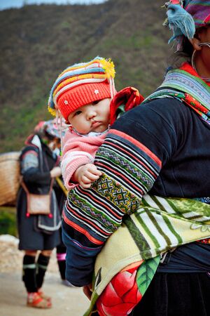 Sapa village, Northern Vietnam, 26.12.2012のeditorial素材