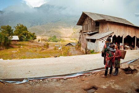 Sapa village, Northern Vietnam, 26.12.2012のeditorial素材