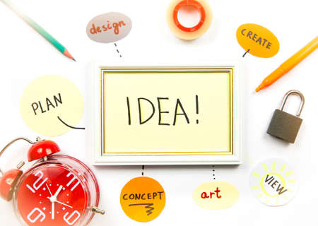 January is Creativity Month. Happy creativity month concept. Interesting months of the year.の写真素材