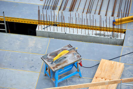 Building site from aboveの写真素材