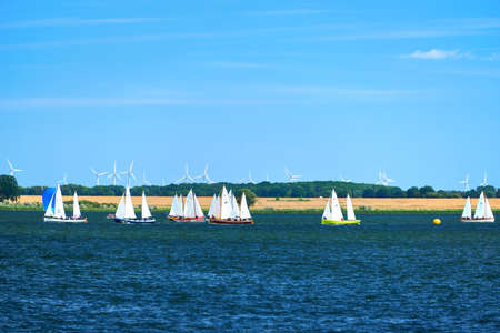 sailboat raceの写真素材