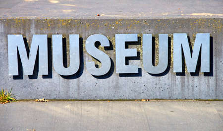 Museum signの写真素材