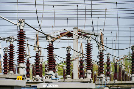 electricity sub transformer station