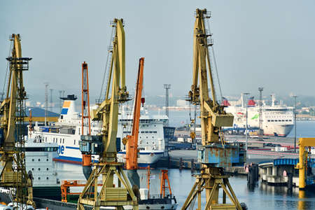 industrial harbor scenery