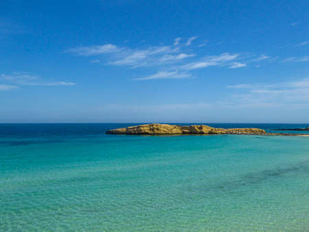 Headland in Monastir in Tunisia Africaの写真素材