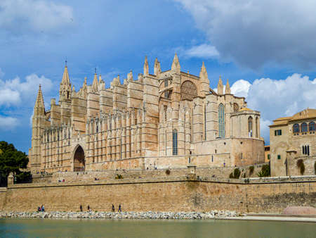 Cathedral in Palma de Mallorcaのeditorial素材