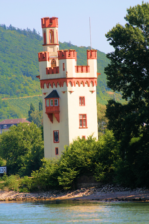 Mouse tower near Bingen am Rheinのeditorial素材