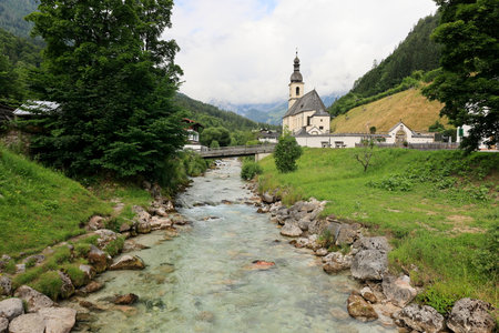 Church in Ramsau in the Berchtesgadener Land