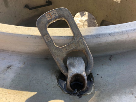 Eyelet for holding a load hook